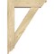 Ekena Millwork Traditional Traditional Rough Sawn Bracket w/ Offset Brace, Douglas Fir, 6"W x 22"D x 30"H BKT0604X22X30TRA01RDF - alternate 3